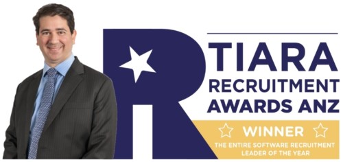 Legal Specialist Recruiter, Founder, and CEO of Elias Recruitment, Jason Elias, wins the 2021 Talint International “Recruitment Leader of the Year” award.
